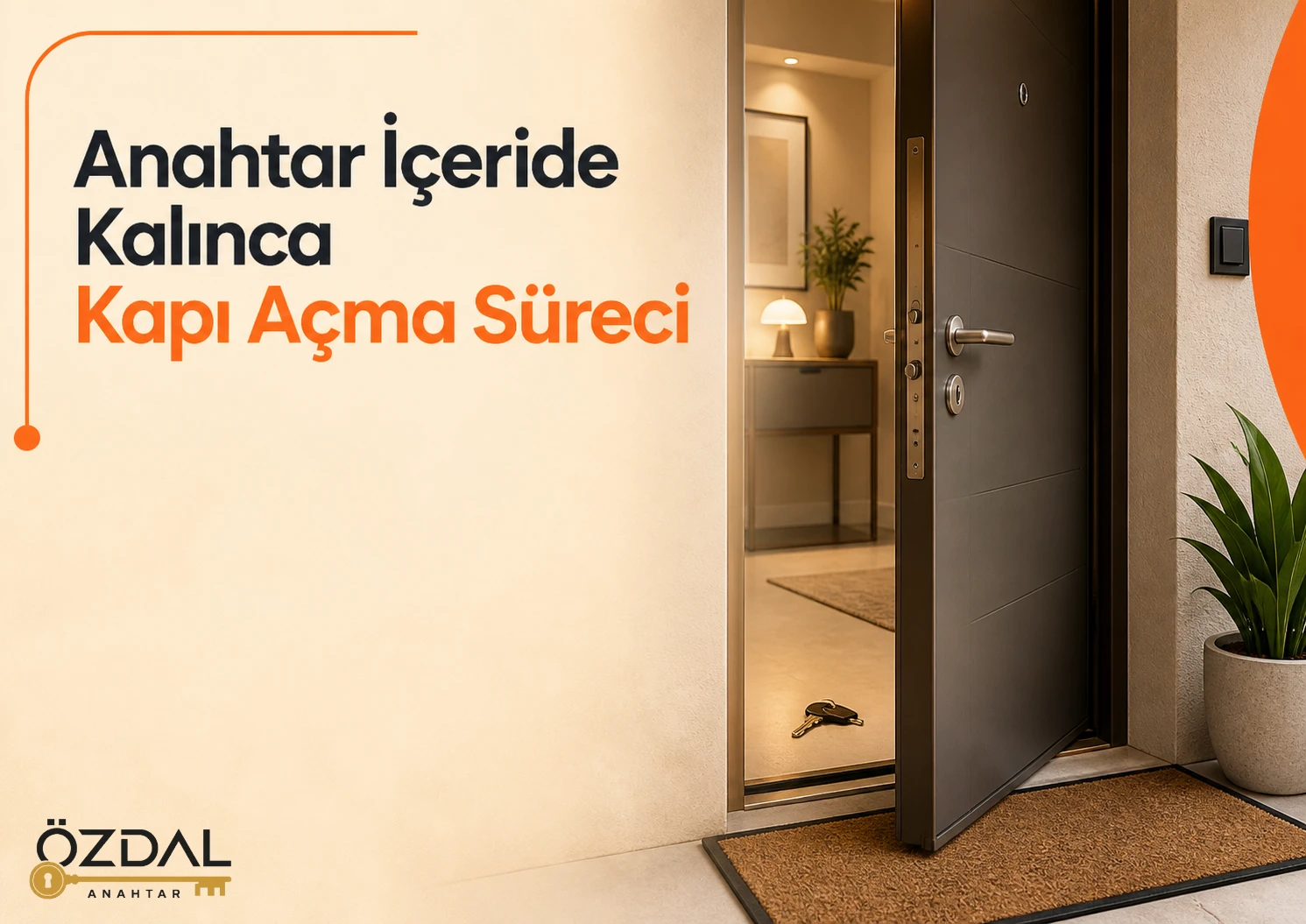 Anahtar İçeride Kalınca Kapı Açma Süreci