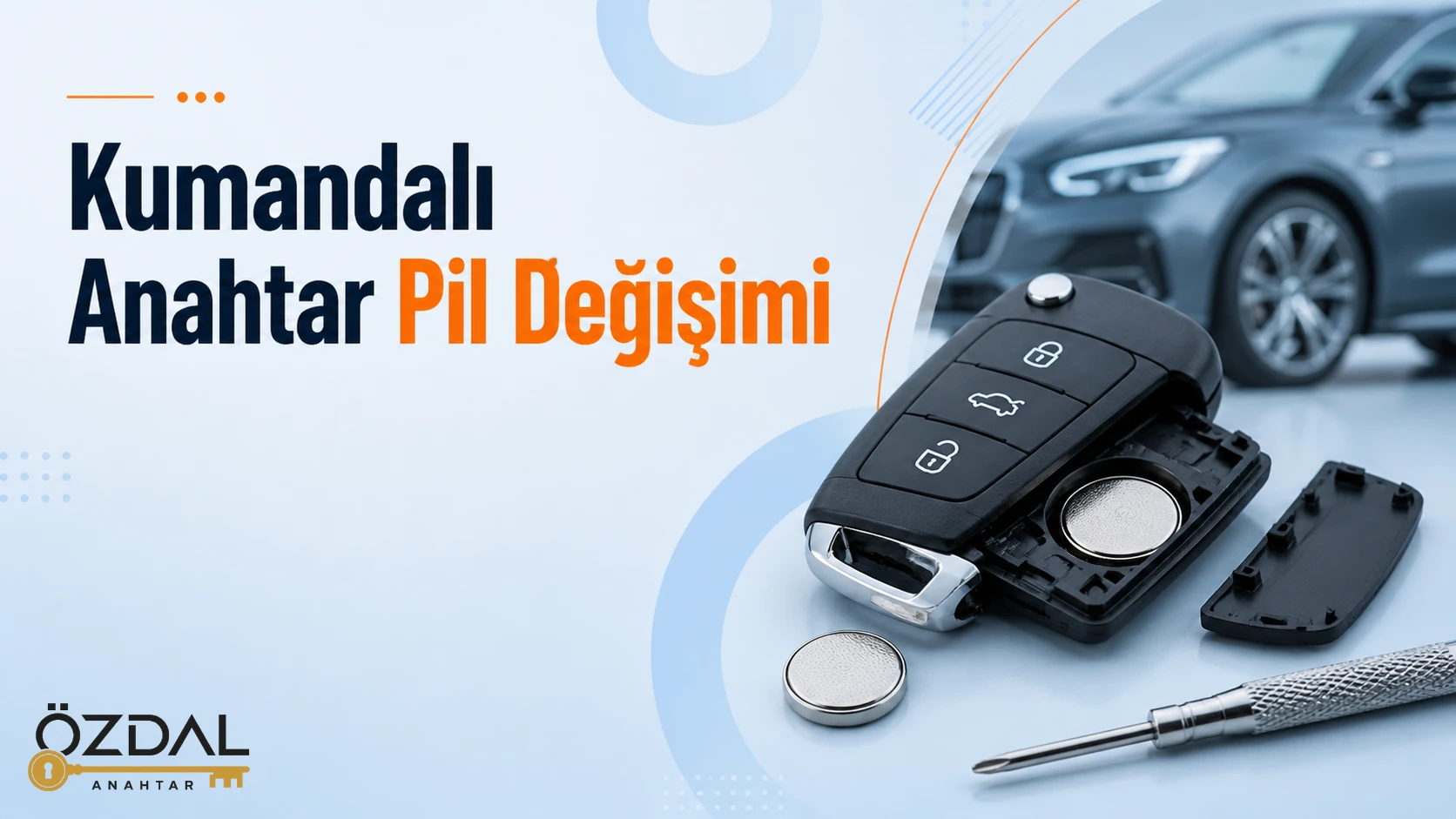 Kumandalı Anahtar Pil Değişimi