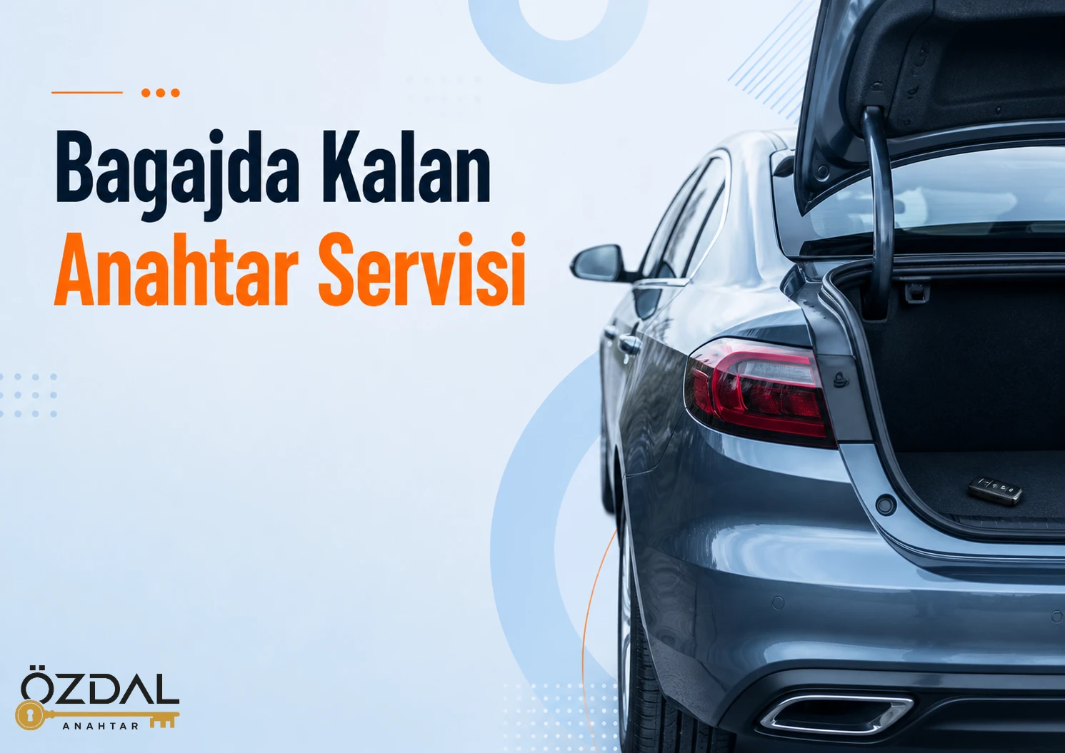 Bagajda Kalan Anahtar Servisi - Ortaca Çilingir