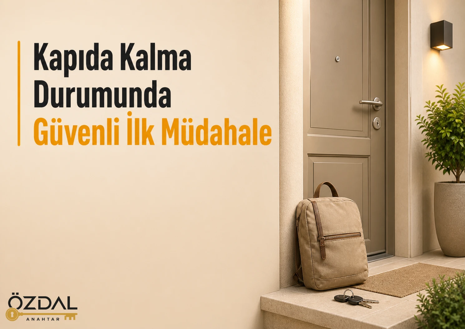 Kapıda Kalma Durumunda Güvenli İlk Müdahale - Ortaca Çilingir